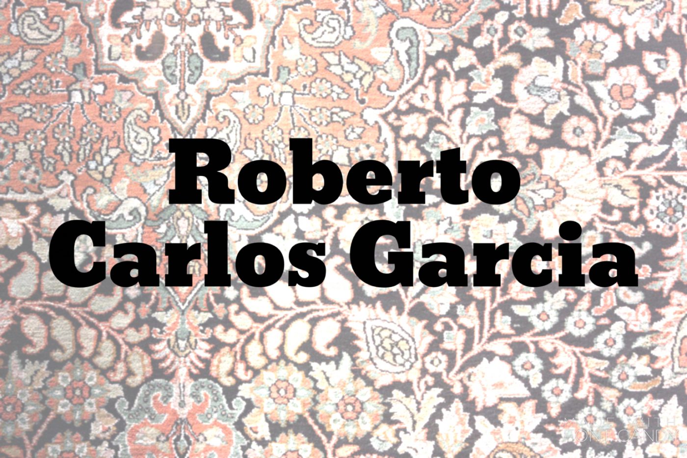 Roberto Carlos Garcia – Conversation No. 2